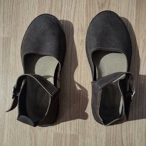 Gracious May Mary Jane Shoe Glennwood Mama Jane Brown Genuine Leather 8W